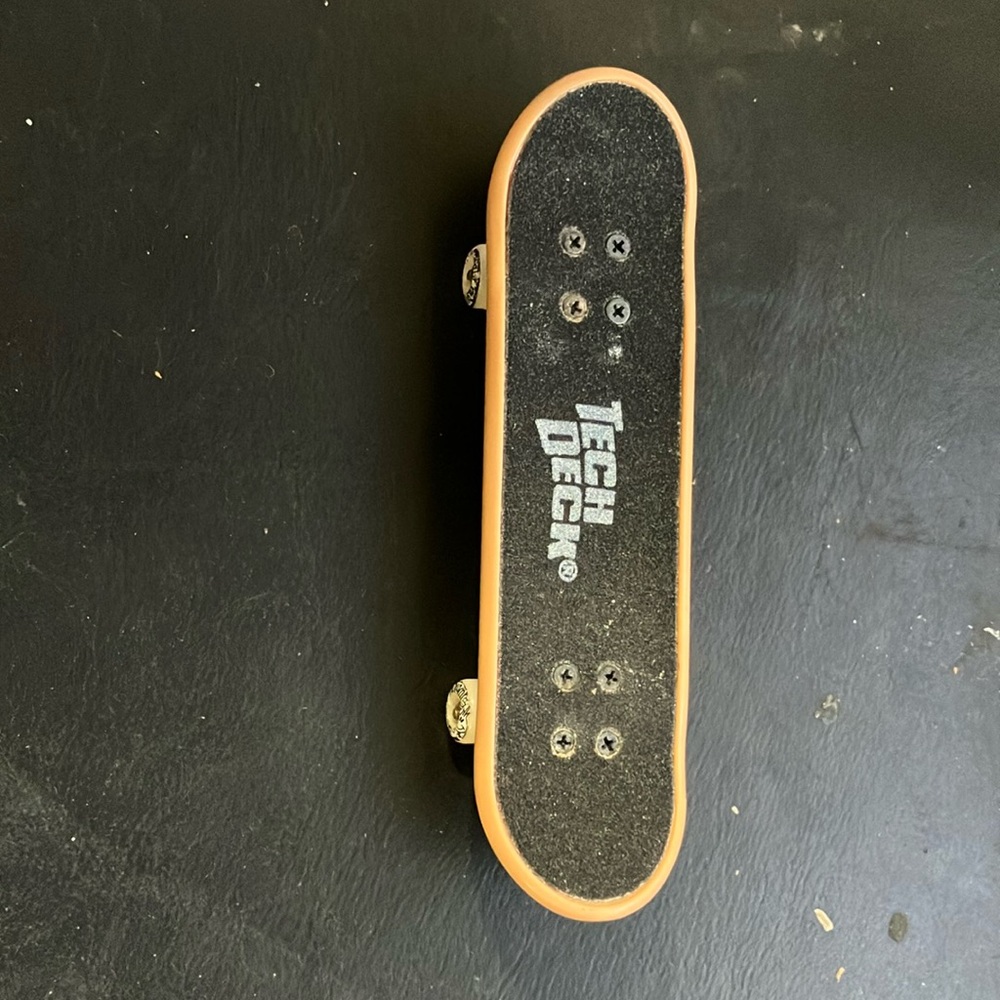 Vintage tech deck fingerboard world industries flameboy toy skateboard